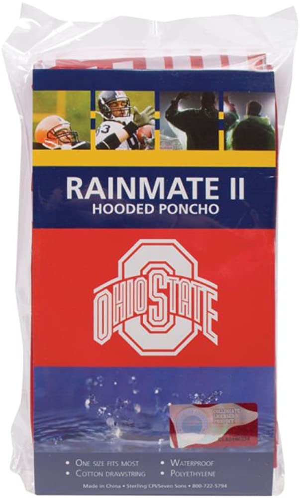 Seven Sons Rainmate Rainwear NCAA unisex Rain Poncho Seven Sons Rainmate Rainwear NCAA unisex Rain Poncho